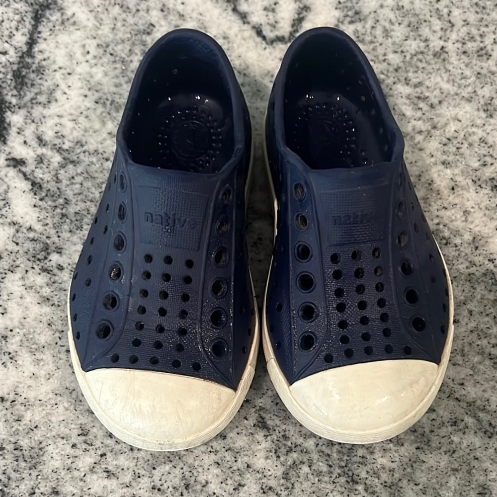 Navy Native Jefferson Kids Shoes